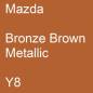 Preview: Mazda, Bronze Brown Metallic, Y8.